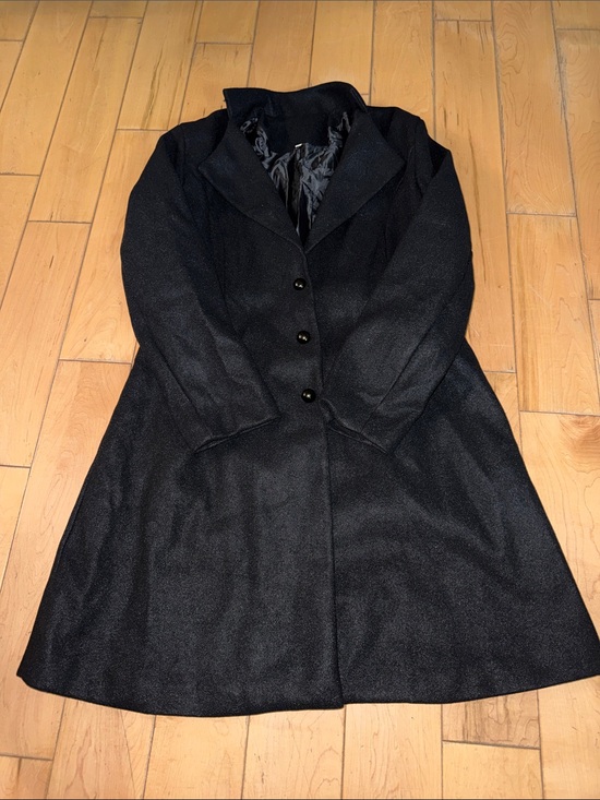 Jackets & Blazers - Tailored Black Women’s Single-Breasted Trench Coat